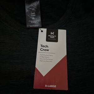 Members  mark long sleeve , slate grey/ black ,XL